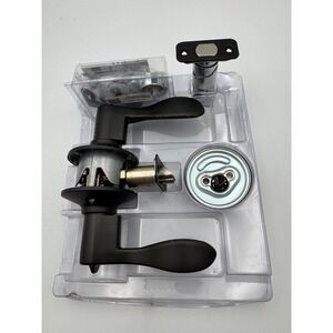 Schlage Security Set Keyed Entry Lever and Deadbolt Aged Bronze Finish